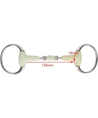 Flexman Stainless Steel Horse Bit with Rubber Wrap - Fruit Flavored Happy Mouth Bit for Training & Racing - International Shipping Available - Buy Online on GoSupps.com