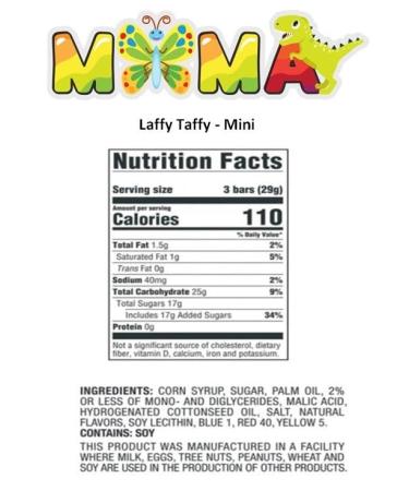 Buy Chewy Tangy Mini Taffy Bars - 1 Pound Banana Bulk Candy for International Shipping - Buy Online on GoSupps.com