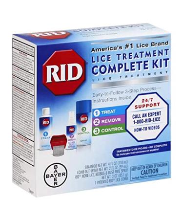 Rid Complete Kit Unique Three Step, Lice Elimination System 1 Ea