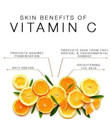Herganics Vitamin C Oil: Brightening Serum for Face & Body with Gua Sha for Lymphatic Drainage - Buy Online on GoSupps.com