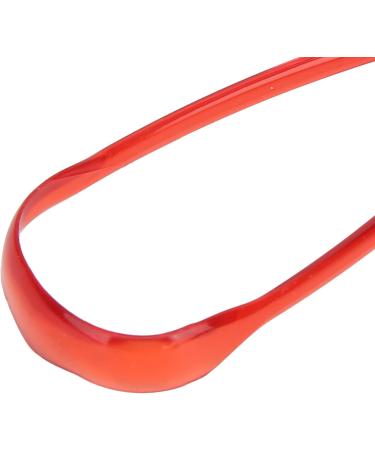Buy Tongue Scraper - Red Hygiene Brush for Fresh Breath | Best Mouth Tongue Brush for Men & Women - Buy Online on GoSupps.com
