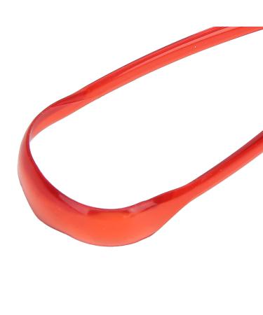 Portable Tongue Scraper - Oral Mouth Cleaner for Kids & Adults (Red) - Buy Online on GoSupps.com