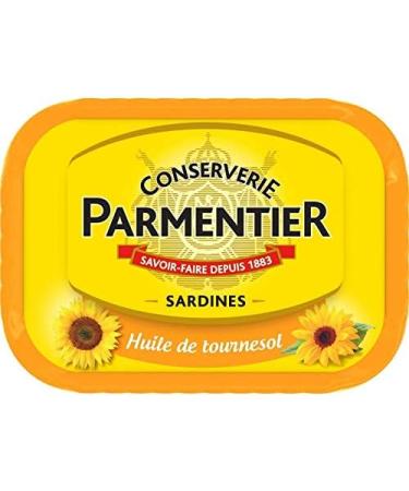 SARDINES IN SUNFLOWER OIL 135G PARMENTIER PACK OF 4 - Buy Online on GoSupps.com