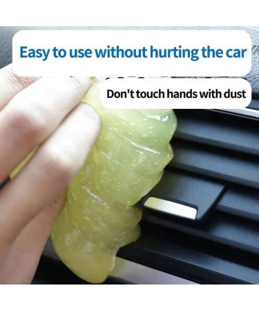 2Pcs Cleaning Putty Gel for Car Interior Keyboard Vent Dust Removal Home Putty Duster Cleaner - Buy Online on GoSupps.com