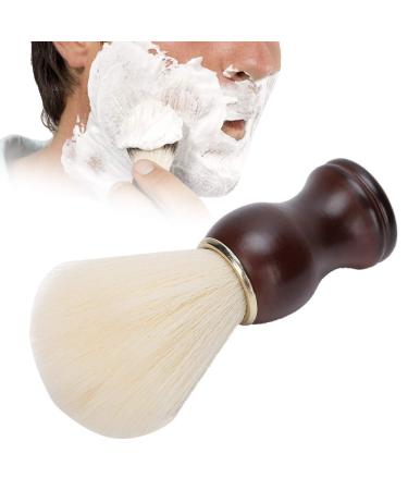 Razor brush for men professional shaving brush with wooden handle synthetic soft wet razing tool for hairdresser hairdressing salon tools gifts at home travel