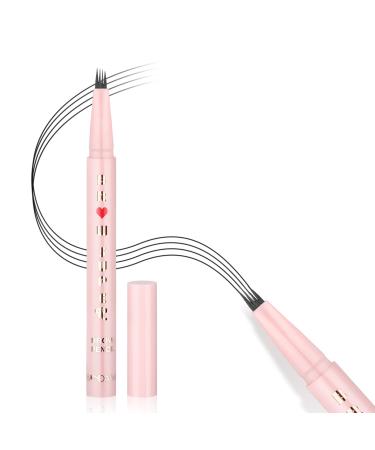 Eyebrow Pencil Eyebrow Microblading Pen Eye Makeup Eyebrow Pen Micro 4 Point Brow Pen Lift & Snatch Eyebrow Microblading Pen Long-Lasting Waterproof Natural Eyebrow Hair (04)