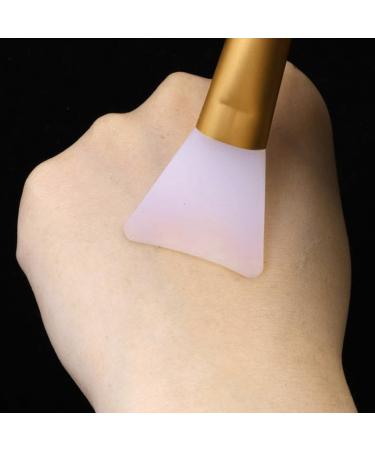 Silicone Facial Mask Brush Hairless Face Makeup Applicator Mud Mask Brush DIY Mask Cosmetic Brush Blue brush - Buy Online on GoSupps.com