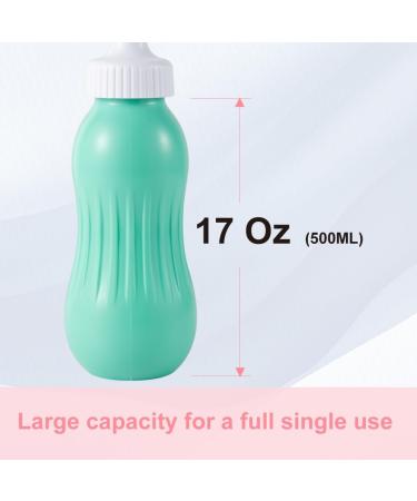 OFFO Perineal Bottle for Postpartum Essentials 17OZ (500ML) Labor and Delivery Essentials for Feminine Hygiene Care Perineal Cleansing After Birth Green 2Pcs Green(500ml) 2.0 - Buy Online on GoSupps.com