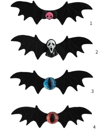 JSGHGDF Dark Hair Clip Barrettes Black Bowtie Devil Wing Hair Clip Set Bat Wing Barrettes 1 - Buy Online on GoSupps.com
