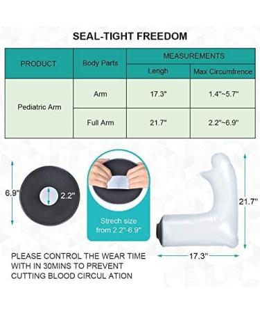 Waterproof Arm Plaster Cover for Adults - Shower Protection for Casts & Wounds - Buy Online on GoSupps.com