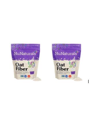 NuNaturals NuGrains Oat Fiber - 16 oz Bundle of 2