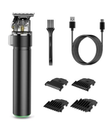 Pro Hair Clipper Professional Corded Cordless Can Be Zero Gapped Hair Trimmer for Men Electric Hair Clipper Beard Rechargeable Hair Cutter(Black)