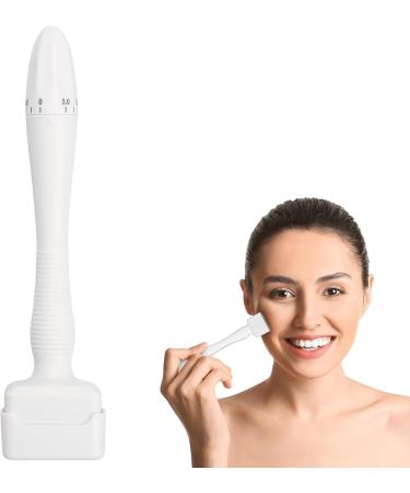 ROTRES Adjustable DermaStamp with 140 Needles Microneedling Stamp 0-3 mm for Professional Microneedling for Growth Face Body Hair and Beard for Boys and Girls - Buy Online on GoSupps.com