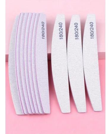 Professional Nail Files Double Sided Emery Board for Nails 180/240 Grit Coarse Washable Nail Files for Acrylic Nails & Natural Nails 5 Pack Fine Grit Nail File - Buy Online on GoSupps.com