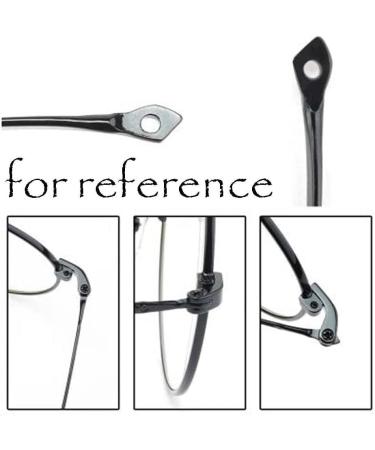 DeeboW Glasses Replacement Temples - Gray Vintage Metal Eyeglass Arms for Yewear Leg - 1 Pair - Buy Online on GoSupps.com
