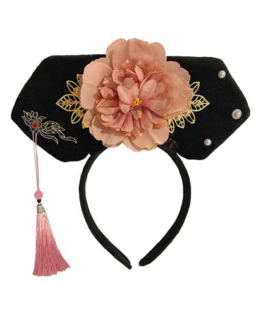 TQUXNGA Chinese Style Ancient Princess Shape Headband Cosplay Headwear for Woman Girls Taking Photo -slip Hairband Queen Chunyuan S Hea