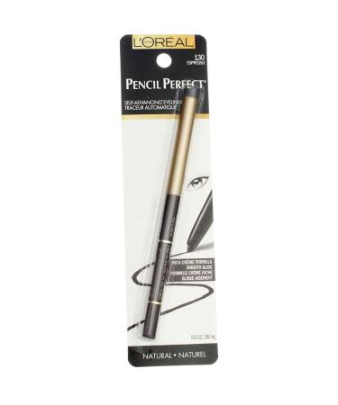 L'Or al Paris Pencil Perfect Self-Advancing Eyeliner 130 Espresso (Pack of 2)