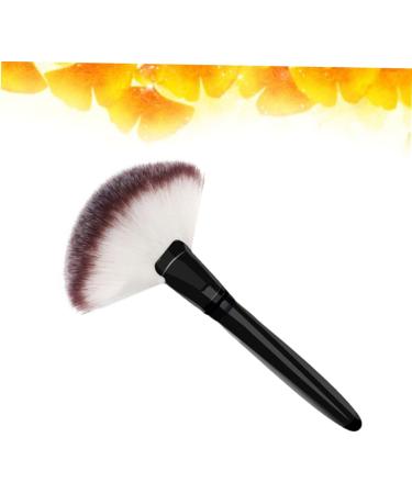 FOMIYES Black Makeup Cosmetics Large Wood Handle Brush Powder Foundation Brush Bamboo Sector - Buy Online on GoSupps.com