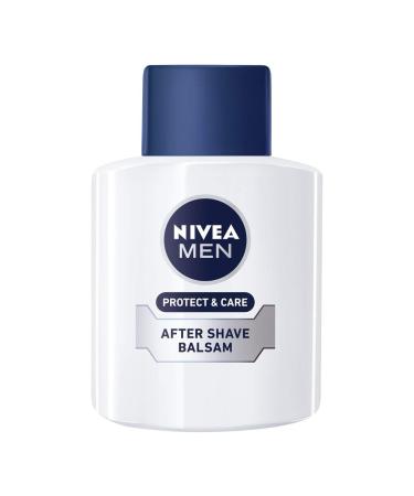 NIVEA Men After Shave Balsam - Protect & Care | 100 ml Moisturizing Formula for Soothing Post-Shave Skin - Buy Online on GoSupps.com