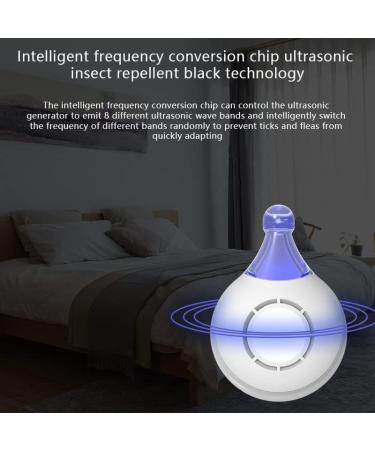 Ehoter Portable Ultrasonic Flea & Tick Repeller for Dogs & Cats - USB Rechargeable Insect Control (2 Pack White & Black) | International Shipping - Buy Online on GoSupps.com