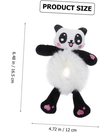 FRCOLOR Giant Panda Head Rope Black Tiara Black Scrunchies Tie Black Decor Rubber Bands Black Trendy Decor Black Trim Black Ponytail Animal Decor Hair Miss Elastic Band Fabric - Buy Online on GoSupps.com
