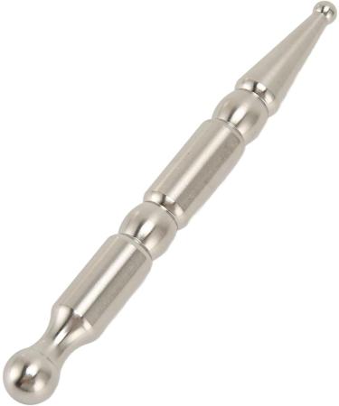 Buy Robust Stainless Steel Acupuncture Pen - Ergonomic Double-Sided Massage Tool Compact & Portable for Versatile Applications - Buy Online on GoSupps.com
