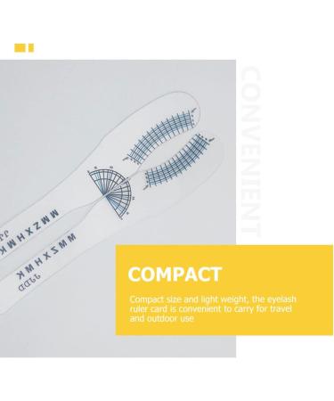 FRCOLOR 40 Pcs Eyelash Measuring Ruler Mascara Tool Lash Measuring Tools Lash Ruler Curly Suite 1 count (Pack of 1) As Shownx4pcs - Buy Online on GoSupps.com