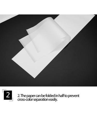 Sonew 100Pcs Professional Hair Coloring Sheet Hair Highlighting Strips Reusable Dyeing Separating Sheet for Salon & Home - Buy Online on GoSupps.com