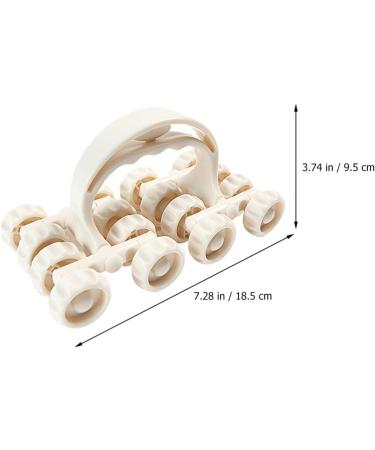 Lurrose Manual Massage Roller - Handheld Acupressure Massager for Full Body Relief | Back Neck Foot Leg Arm - Deep Tissue Massage Device - International Shipping Available - Buy Online on GoSupps.com