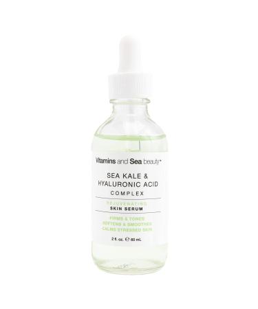VITAMINS AND SEA BEAUTY Hyaluronic Acid Face Serum Skin Calming Rejuvenating Sea Kale - 2 Fl Oz Sea Kale + Hyaluronic Acid - Buy Online on GoSupps.com
