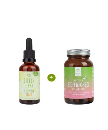BitterLiebe Fitness Package mild - bitter drops without alcohol and metabolism* complex in a special offPackage