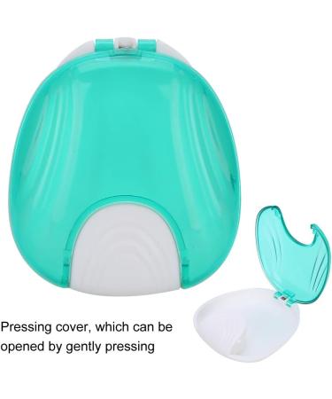 Retainer Case Portable Orthodon tic Press-to-Open Retainer Case Adult Waterproof Denture Box Storage Container for Denture Braces Mouth Guard (Blue) - Buy Online on GoSupps.com