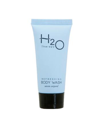 H2O Therapy Body Wash Soap Travel Size Hotel Hospitality 0.85 oz (Case of 20)
