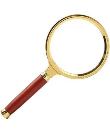 Portable Magnifier Hand-Held Disassembly 10 Times Hd Optical Lens for Elderly Reading Identification Maintenance ES for Reading Full of Stars