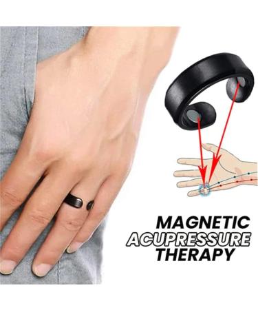 Eomsky 2-Pack Magnetic Ring Set | Lymphatic Drainage & Blood Sugar Control | Adjustable Weight Loss Slimming Rings for Men & Women - Buy Online on GoSupps.com