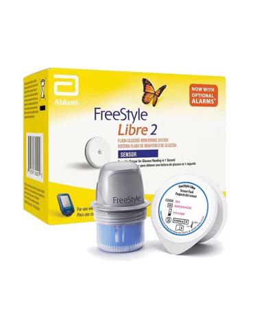 RKCA Freestyle Libre2 Sensor 14 Day Kit Glucose Alarm Mobile App Compatible