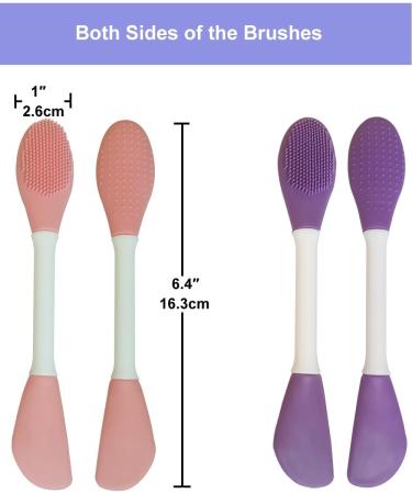 9-in-1 Silicone Face Scrubber Brushes | Super Soft Cleansing & Massager Set | Multi-Colored Facial Cleanser for All Skin Types - International Shipping Available - Buy Online on GoSupps.com