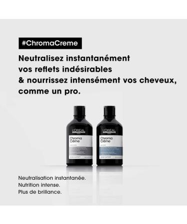 L'Or al Professionnel | Neutralizing Shampoo for Blonde to Platinum Blonde Hair Anti-Yellow Tones Care Formula Chroma Cr me Violet Serie Expert - Buy Online on GoSupps.com