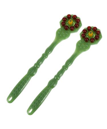 Fomiyes 2st Pai SHA board portable massage device Hand-held leg roller massager Handgailed back knocker portable scratching plates Hand retained scratch board care pp man