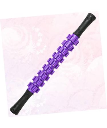 Lurrose 9 Waden Massager | Yoga Muscle Roller Stick | Tensioning Rod & Whole Body Massage Device | Purple Sports Equipment - Buy Online on GoSupps.com