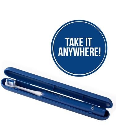 Pop Sonic Go Plus Sonic Toothbrush with Carrying Case - Brilliant Blue - Buy Online on GoSupps.com