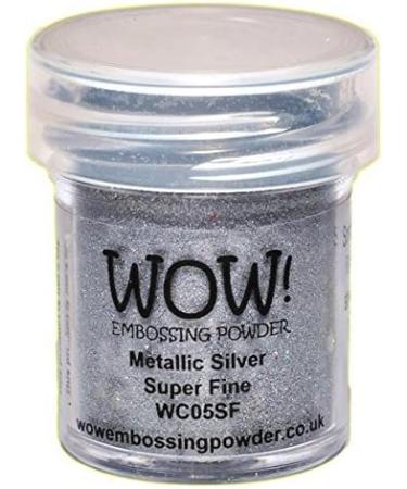 Wow! Metallic Embossing Powder Bundle - Gold, Silver, Platinum, Copper - 15ml (Set of 4) - Buy Online on GoSupps.com
