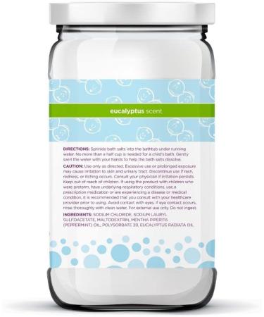 Boogie Fizzies Kids Bath Salts - Calming Eucalyptus Bath Salts for Kids - 15 oz Pack - Natural Essential Oils - By The Makers of Boogie Wipes - Buy Online on GoSupps.com