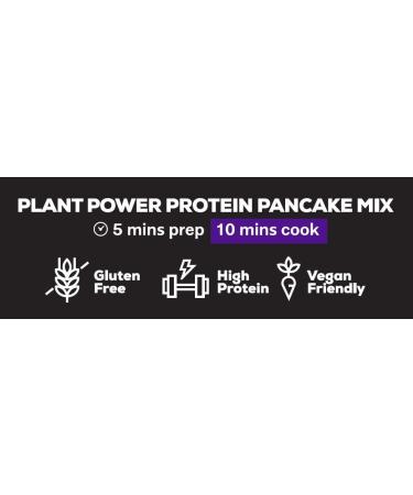 Supergood Bakery Plant Power Vegan Protein Pancake Mix - 200g Gluten-Free, Dairy-Free, All-Natural Waffle Mix - Makes 12 Pancakes - Buy Online on GoSupps.com