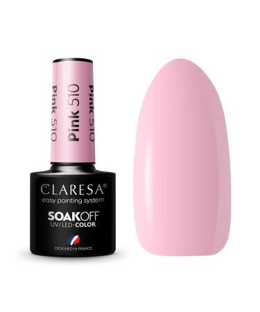 CLARESA SoakOFF UV/LED Gel 5 ml Pink 510