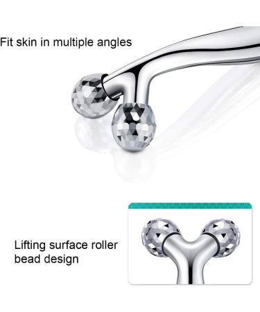 3D Face Massager Roller Portable Neck Lift Roller V-Face Slimming Roller Massager Double Chin Slimming Massager Anti Aging Wrinkles Face Lift Handle Easy To Grip - Buy Online on GoSupps.com