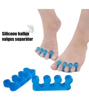 Buy Soft Silicone Toe Spreaders - 2 Pack Blue Nail Separators for Plantar Fasciitis & Hammer Toes | International Shipping - Buy Online on GoSupps.com