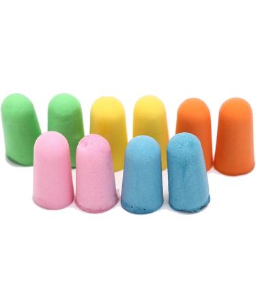 5 Pairs Comfort Ear Clip Noise Reduction Foam Ear Plugs - Soft Earplugs for Sleep & Protection (Blue) | International Shipping Available - Buy Online on GoSupps.com