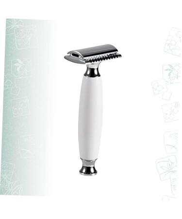 Doitool Vintage Stainless Steel Manual Razor with Long Handle & Cooling Gel - Perfect for Men s Shaving - Buy Online on GoSupps.com