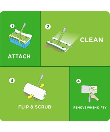 Sweeper Wet Mopping Pad Refills - Open Window Fresh Scent - 12 Count x 4 Pack - Buy Online on GoSupps.com